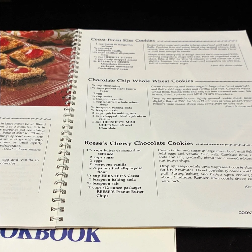 Vintage 3 piece Spiral-Bound Cookbook set
